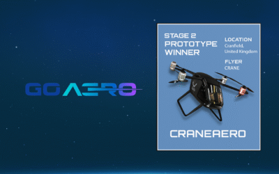 CraneAERO Selected as a Stage 2 Prototype Winner of the GoAERO Prize
